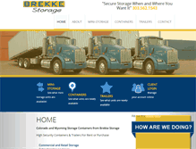 Tablet Screenshot of brekkestorage.com